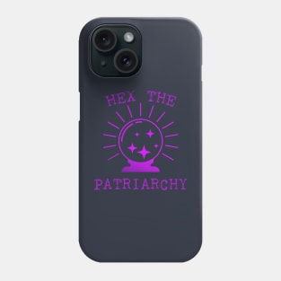 Hex The Patriarchy Femіnist Witch Funny Magical Mystical Magic ball Phone Case
