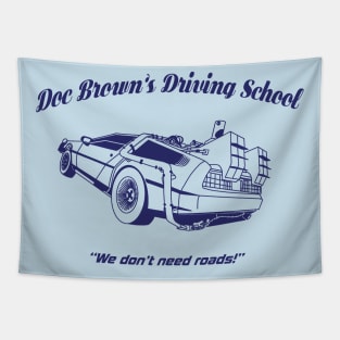 Doc Brown’s School of Driving Tapestry