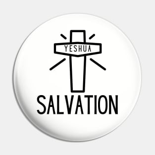 Yeshua - Salvation cross Pin