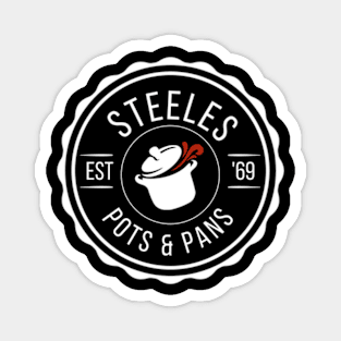 STEELES POTS AND PANS Magnet