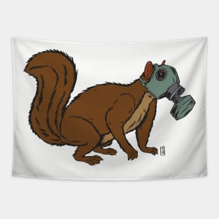 COVID Refugee Squirrel Tapestry