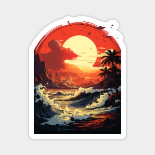 Magic sunset Magnet