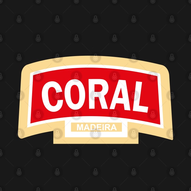 Madeira Island - Rotulo da cerveja Coral 2 / Coral beer label 2 by Donaby