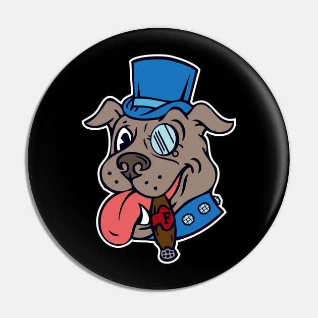 Uptown Pup Pin by Bud Keen