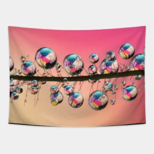 Patchwork Smoke Drops Tapestry