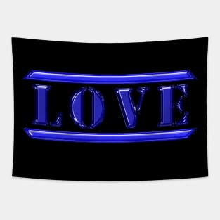 Love Blue Tapestry