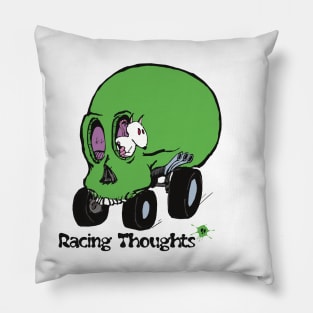 Racing Thoughts in the Rat Race Pillow