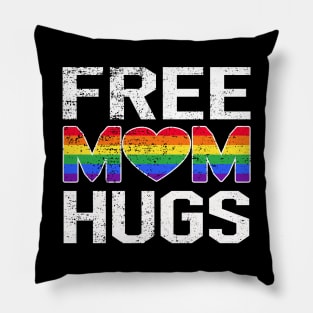 Free Mom Hugs Lgbt Pride Pillow