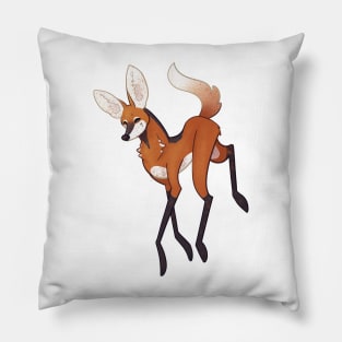 Cozy Maned Wolf Pillow