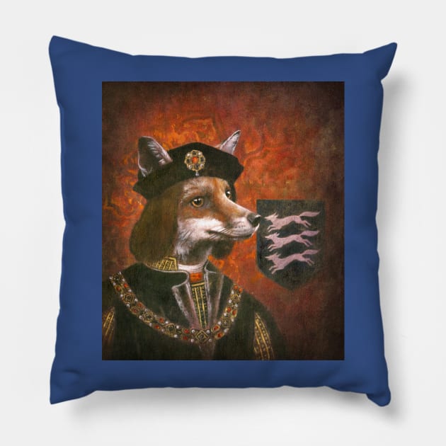 King Richard Richard III Fox Pillow by mictomart