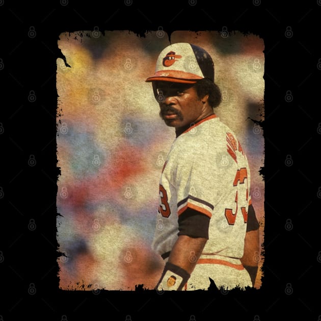 Eddie Murray in Baltimore Orioles by PESTA PORA