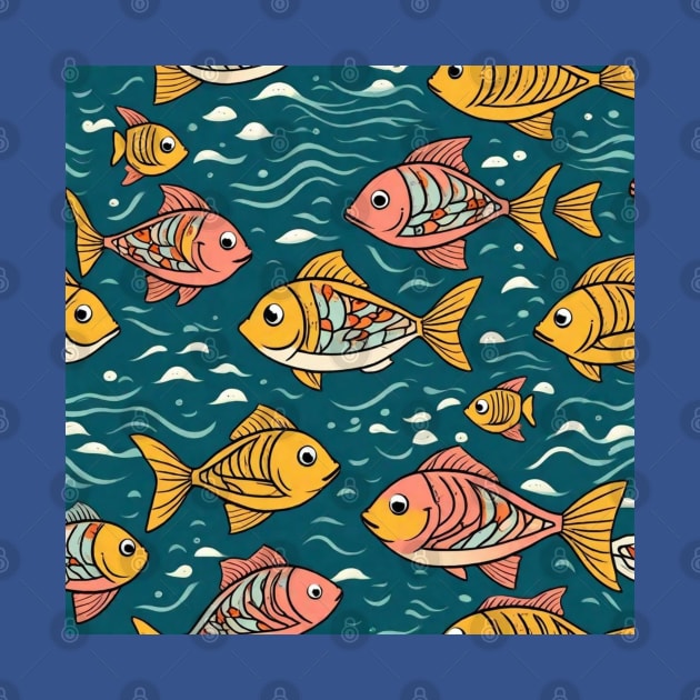 cute fish patterns gift ideas by WeLoveAnimals