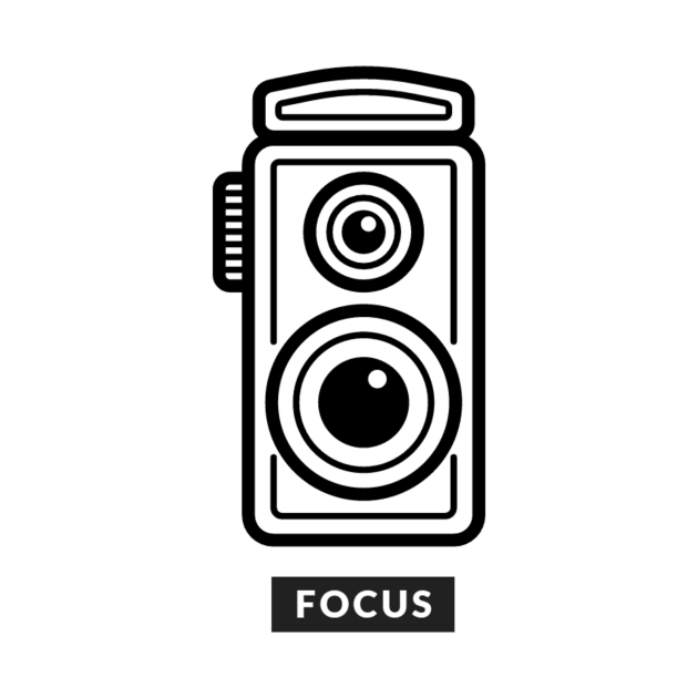 Focus Retro Camera by FreshTeeShop