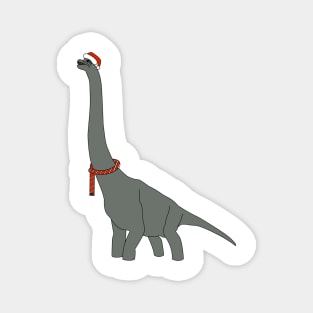 Christmas Grey Dinosaur Digital Art | Christmas Special | illusima Magnet