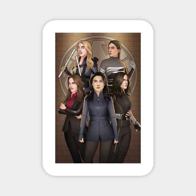 Agent Ladies Group Magnet by eclecticmuse