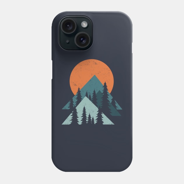 Geometric Forest Phone Case by SommersethArt