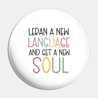 Learn a new language Pin