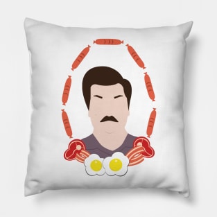 There has never been a sadness that can't be cured by breakfast food. Pillow