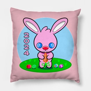 Easter 2024 - Bunny With Carrot Pillow