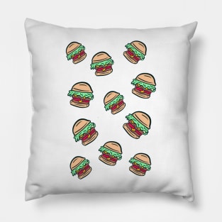 Burgers Burgers Burgers Pillow