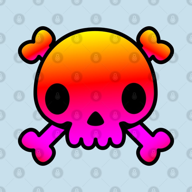 Skull (color) by Goodbye Doggie