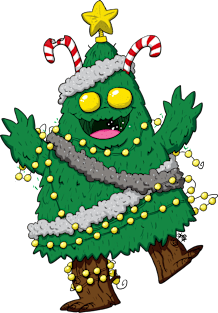 Christmas Monster Magnet