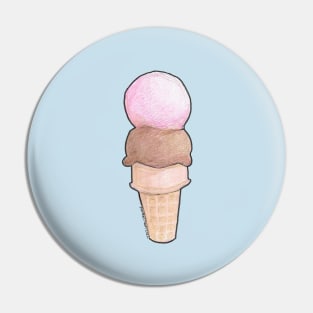 Double Scoop Pin