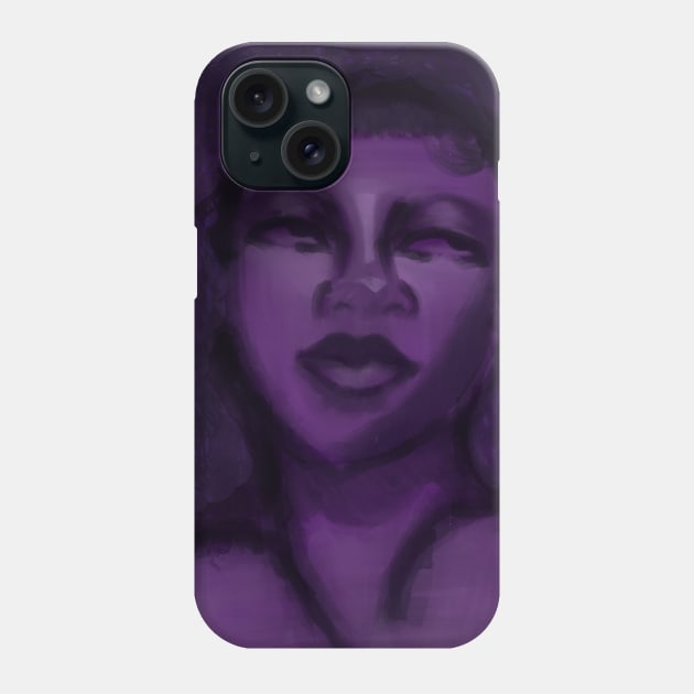 Purple Gaze Phone Case by Planet TT