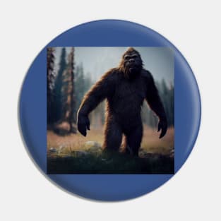 Sasquatch in Nature Pin