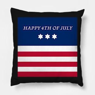 Happy July 4th Pillow