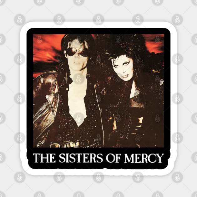 Sisters Of Mercy Original Aesthetic Tribute 〶 Magnet by Terahertz'Cloth