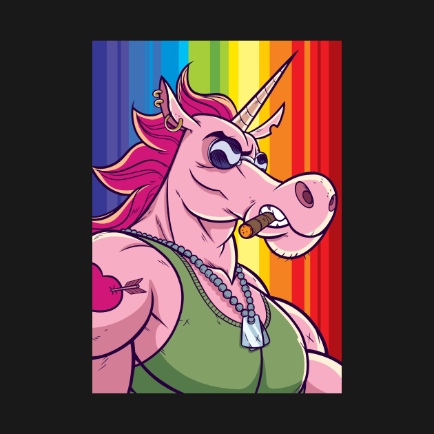 Unicorn Portrait by Malchev