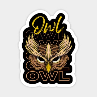 OWL | Wear your favorite wild bird Magnet