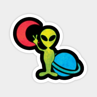 Alien in Outer Space Magnet