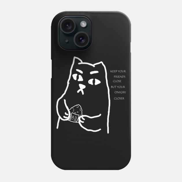 onigiri cat Phone Case by mohamed705