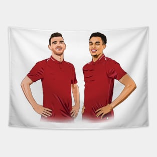 Trent Alexander-Arnold and Andrew Robertson Tapestry