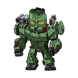 Green Cannon Machine Chibi T-Shirt