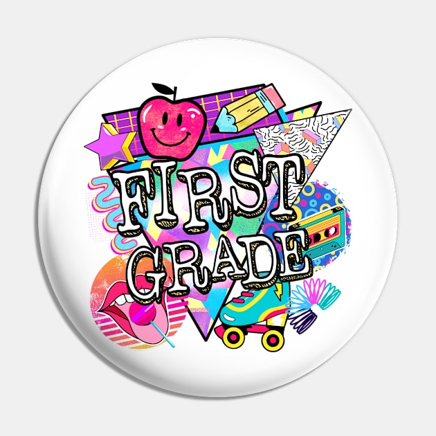 First Grade Pin by Etopix