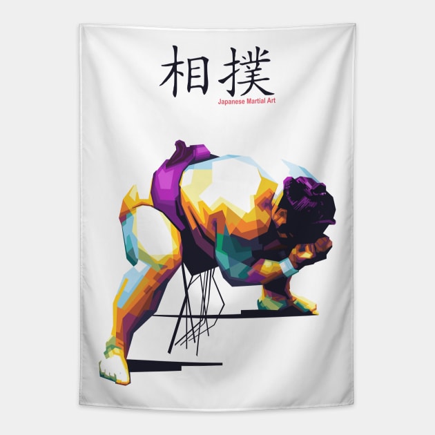 Japanese Martial Art Tapestry by Alkahfsmart
