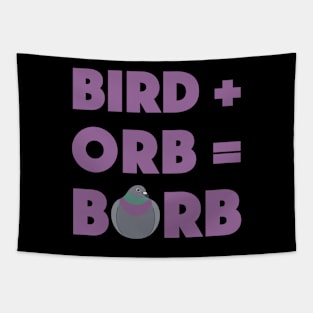 Bird + Orb = Borb Tapestry