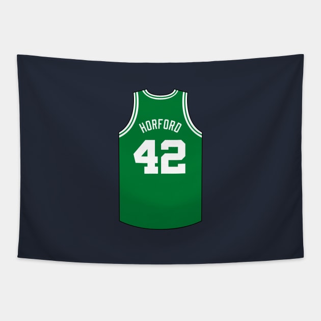 Al Horford Boston Jersey Qiangy Tapestry by qiangdade