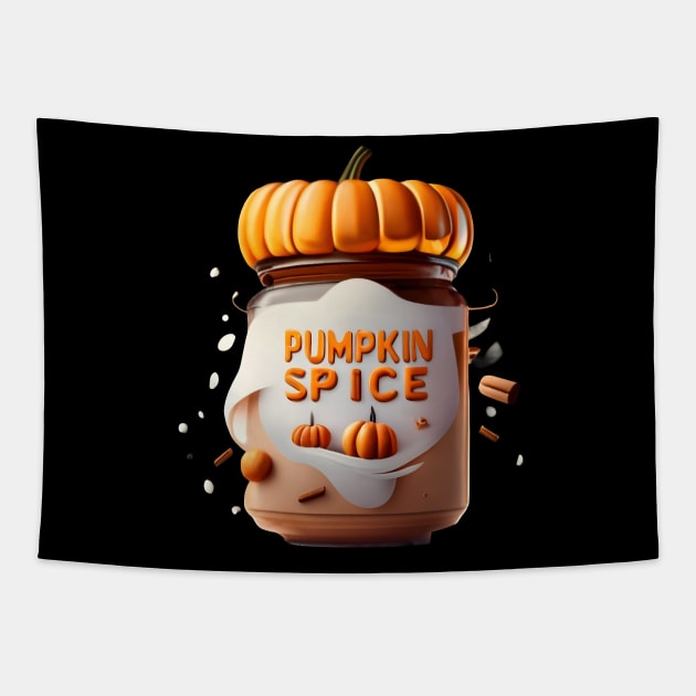 Pumpkin spice Tapestry by Double You Store