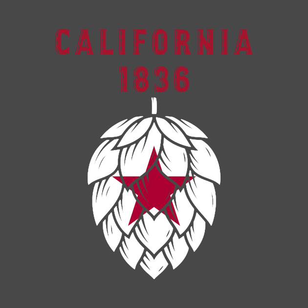 California State Flag 1835 - United States of Craft Beer by Owl House Creative