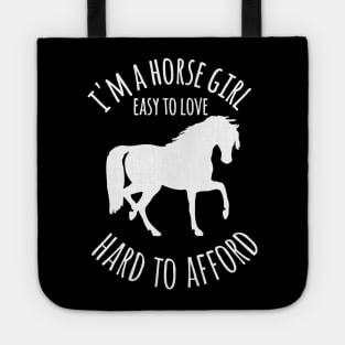 I'm A Horse Girl Woman Teen Funny Shirt Gift Tote