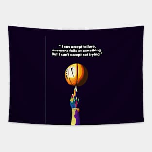 Quotes Michael Jordan Tapestry