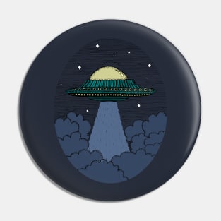 Flying Saucer Pin