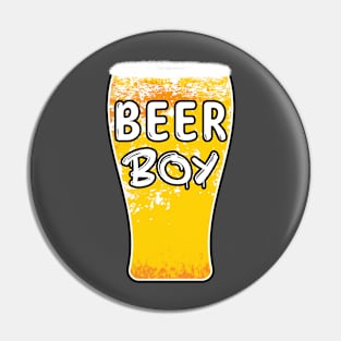 Beer Boy Glass Pin