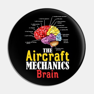 The Aircraft Mechanics Brain Pin