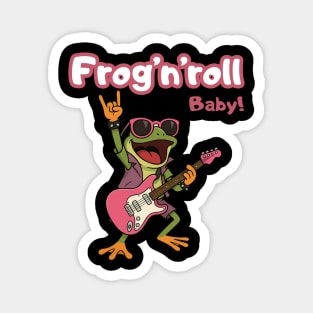 Frog’n’roll Baby Magnet