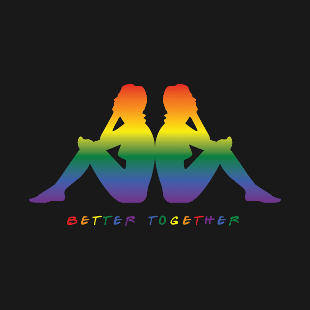 Lesbian Pride: Better Together by POD Anytime